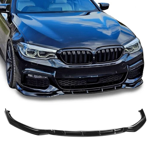 For BMW 5 Series G30 G31 G38 540i M Sport 17-20 GT Style Gloss Front Bumper Lip
