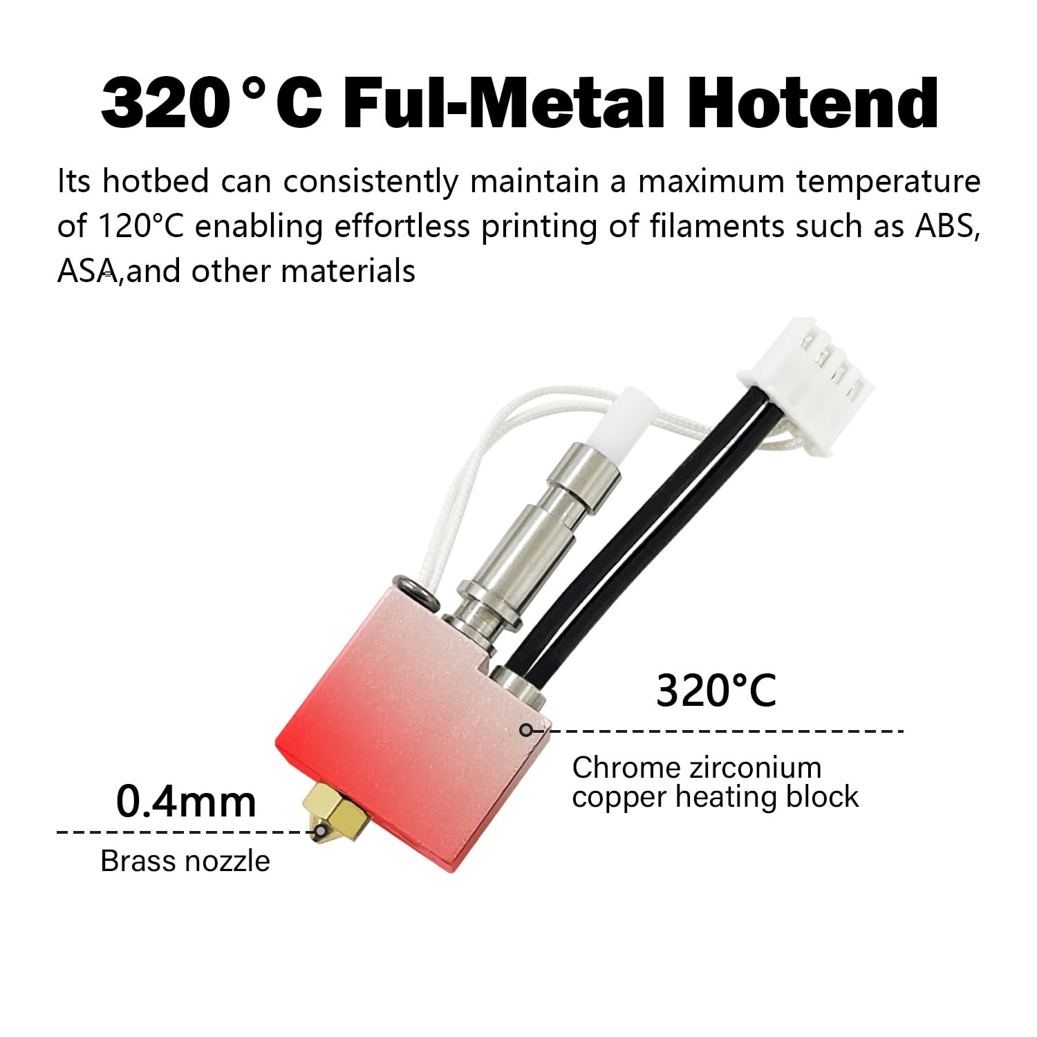 3D Printer Kobra S1 Hotend Assembled Extruder 1PC for 