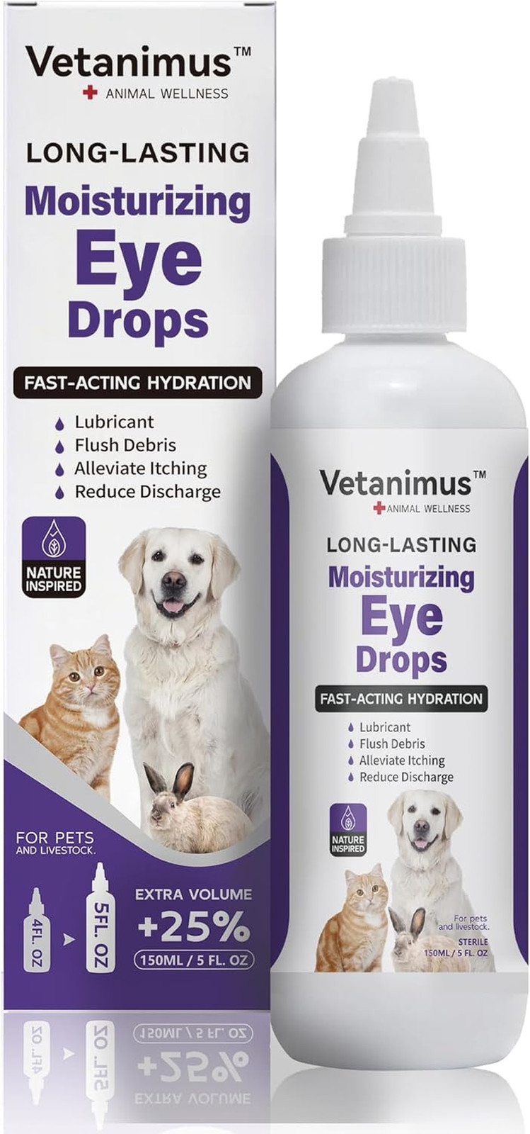 150ml/5 Fl.oz For Dogs, Cats, And Livestock Fa
