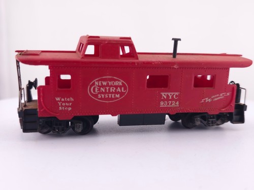 *LEER* USADO Escala HO Caboose New York Central NYC #93724 Modelo de vagón de tren | Zustand: Used