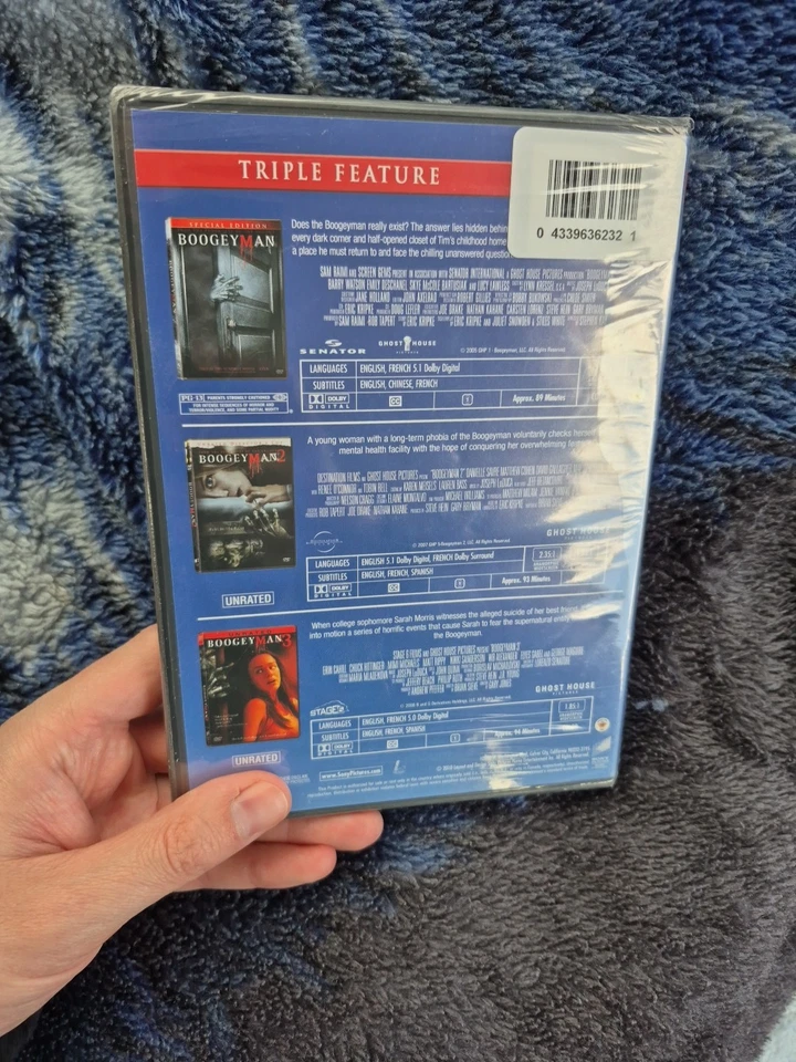 Boogeyman 1-3 (DVD) Complete Trilogy 3 Disc Triple Feature Horror - Image 2 of 3