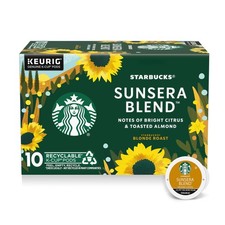 Starbucks K-Cup Coffee Pods, Sunsera Blend For Keurig 10 Count Pack of 1 
