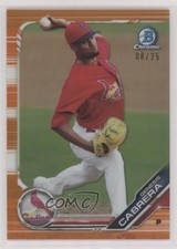 2019 Bowman Chrome Prospects Orange Refractor 8/25 Genesis Cabrera #BCP-187 0t2