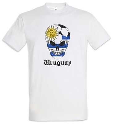 Uruguay Football Comet Herren T-Shirt Uruguayisch Uruguayische Uruguayan Fahne