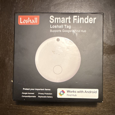 4pack-  Brand new, Loshall Smart Finder Tracker Tag for Android Find Hub, Black