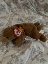 TY Beanie Baby - CUBBIE the Brown Bear 4th Gen hang tag  8.5 inch - MWMT's