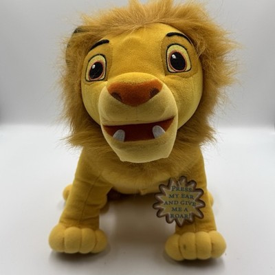 Disney Lion King Simba Ready to Roar Plush Hasbro 2003 Tested Working 25 