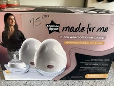 Tommee Tippee Made for Me In-Bra Wearable Pump Hands-Free App, 2, White