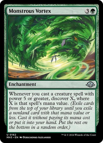 Monstrous Vortex (ZHS) - Foil Retro Frame MH3 Chinese NM MTG | eBay