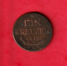 Austria  1 Kreuzer 1816 O Good Fine (Oraviccza Mint) (A6-004)  COMBINE ORDERS