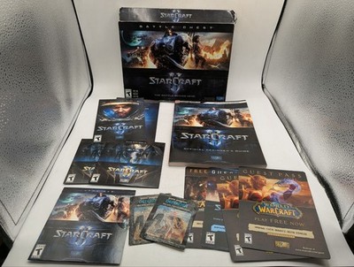 StarCraft II: Battle Chest Manuals Guide Box no CD + Legacy of the Void - LV43