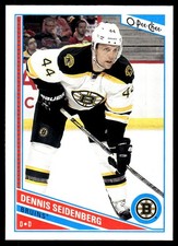 2013-14 O-Pee-Chee #66 Dennis Seidenberg Boston Bruins Hockey Card