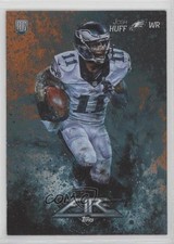 2014 Topps Fire Rookie Foil Flame Josh Huff #155 sm1