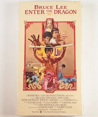 Vintage Bruce Lee Enter The Dragon 1993 VHS Tape SEALED NEW