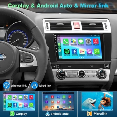 Radio Carplay For 2015-2018 Subaru Stereo Backup Camera Back Camera FM RDS