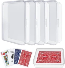 Plastic Playing Card Storage Case Box Holder for Game Cards Business Cards