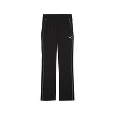 PUMA  X Sophia Chang Graphic Wide Leg Pants Womens Black Casual Athletic Bottoms