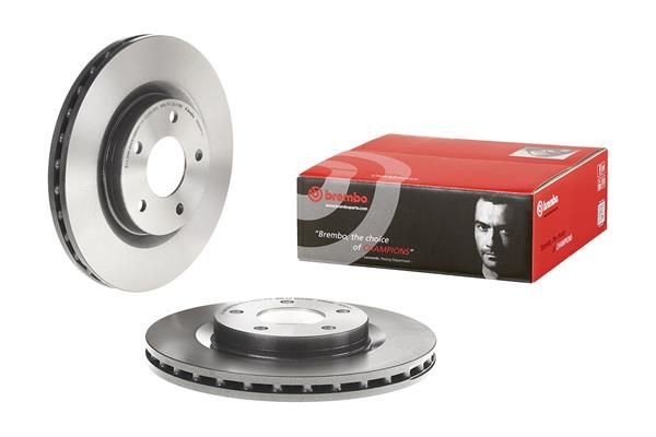 Brembo Bremsscheibe 2X FüR Jeep Dodge Chrysler Lancia 09-25 K05105514AA-image