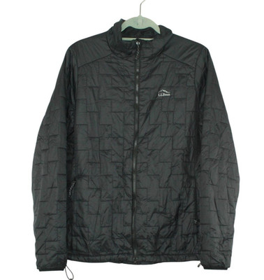 LL Bean Men's Primaloft Packaway Quilted Lightweight Jacket Outdoor Running