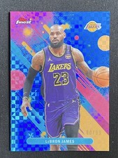 Lebron James 2025-26 Topps Finest Common Blue X-Fractor Base /99 #79