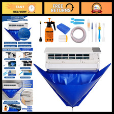 Mini Split AC Cleaning Kit with 2L High Pressure Sprayer, Duct Bag System 38"-