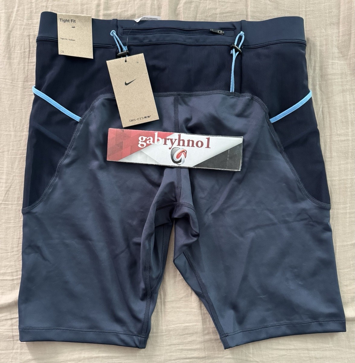 Nike Dri-Fit ADV Trail Lava Loop 1/2 Length Tights HJ4170-437 Mens
