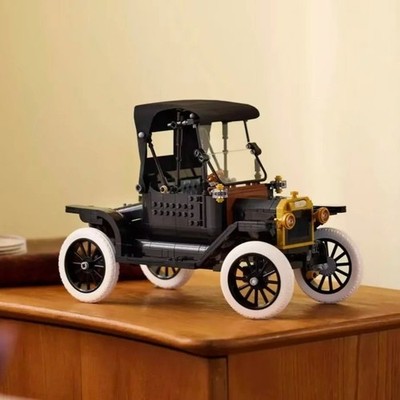 2026 Neu 1060 Teile Cabrio Retro Oldtimer 11376 Ford T Modellauto Set