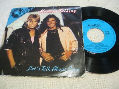 7'' Single Modern Talking Let's Talk about Love Vinyl Amiga DDR 5 56 138