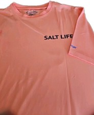 Salt Life Live Salty SLX Performance T-Shirt, UVapor, Men's Sz Med 5
