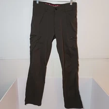 Wrangler ATG All Terrain Cargo Pants Mens Sz 31X29 Green UPF 50+ Hiking
