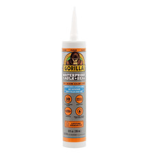 Gorilla Waterproof Caulk  Seal Silicone Sealant, 10Oz Cartridge Pack of 1 - C