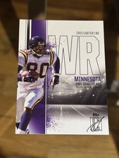 Cris Carter 2024 Topps Signature Class 32 Minnesota Vikings