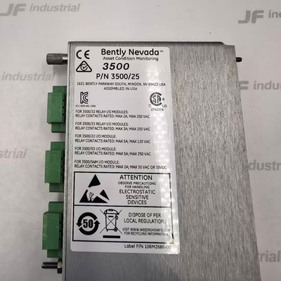 Bently Nevada 3500/25  125800-01 New I/O module  FedEx or DHL or UPS