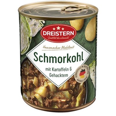 Schmorkohl 800g - DREISTERN (6,75 EUR/kg)