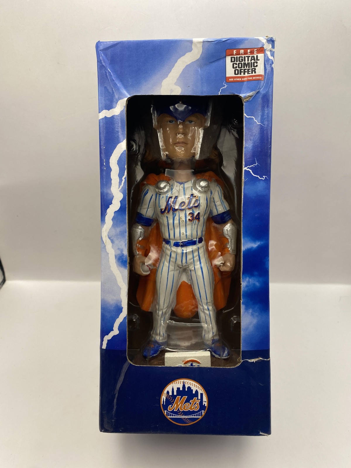 New York Mets Bobblehead One Size Blue MLB Baseball Noah Syndergaard BDA Sports