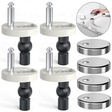 4Pcs Quality Top Fix Wc Toilet Seat Hinge Screws Fittings Quick Release Hinges