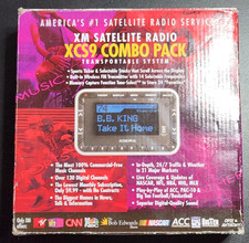 Audio Vox XM Satellite Radio XCS9 Combo Pack Untested