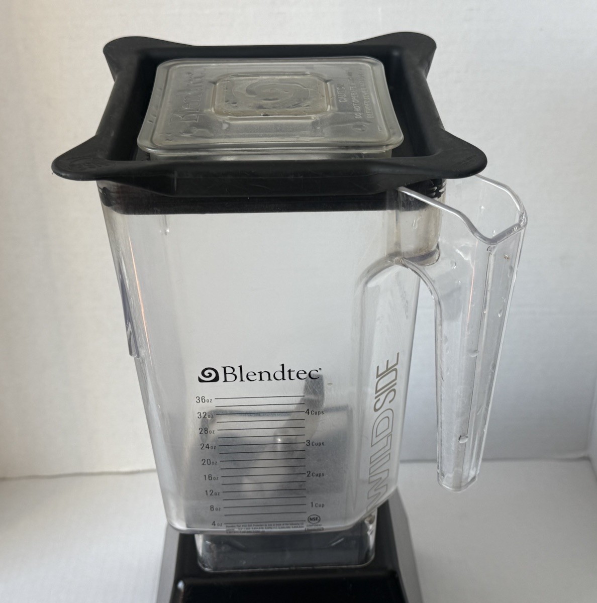Blendtec ES3 Total Blender Black 1188 Cycle Count Tested And Works