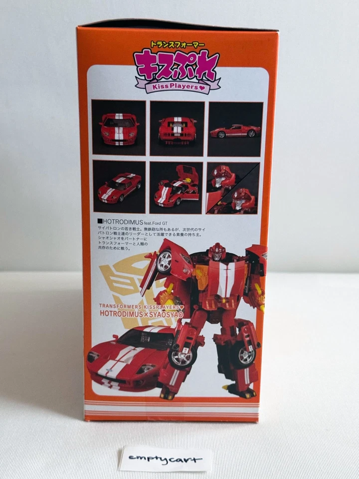 Transformers Kiss Players Hotrodimus x Syaosyao 2006 Takara Binaltech 1:24 Nuevo Foto 4 de 4