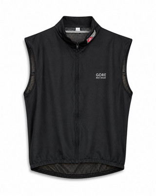 Gore Bike-Wear Windstopper 2XL Herren Weste schwarz