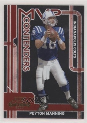 2007 Playoff Contenders MVP Contenders 781/1000 Peyton Manning #MVP-2 HOF qw7