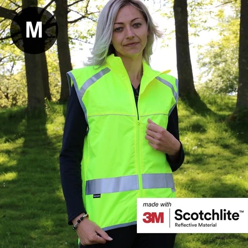 Salzmann High Visibility Cycling Vest | Reflective Cycling Gilet | Made with ... image 4