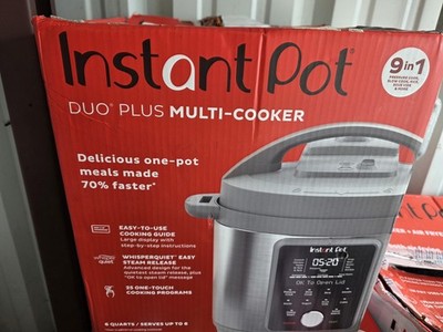 INSTANT Pot Duo Plus, 6-Quart Whisper Quiet 9-in-1 Electric Pressure Cooker