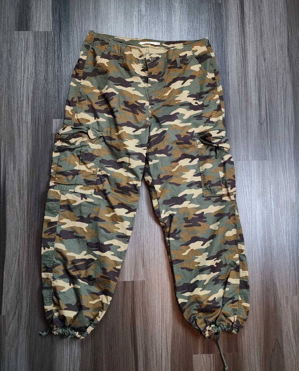 美品00s Levi's W36インチ ヘビーオンスバギーカーゴパンツ Y2K 美品00s Levi´s W36インチ ヘビーオンスバギーカーゴパンツ Y2K