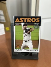2021 Topps Justin Verlander 1986 35th Anniversary Insert - Houston Astros