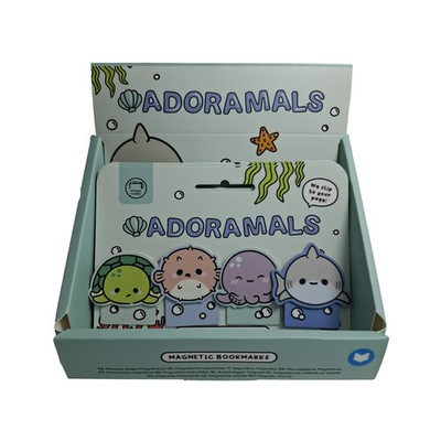 5056848202514 Zakładki magnetyczne do książek, zestaw - Adoramals Ocean Puckator