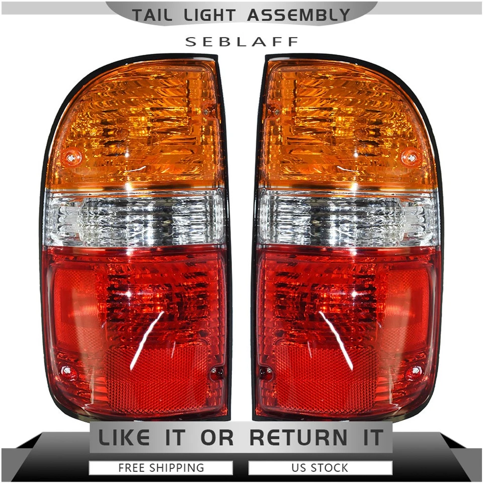 Juego de luces traseras laterales izquierda+derecha para camioneta Toyota Tacoma 2001-2004 Foto 3 de 4