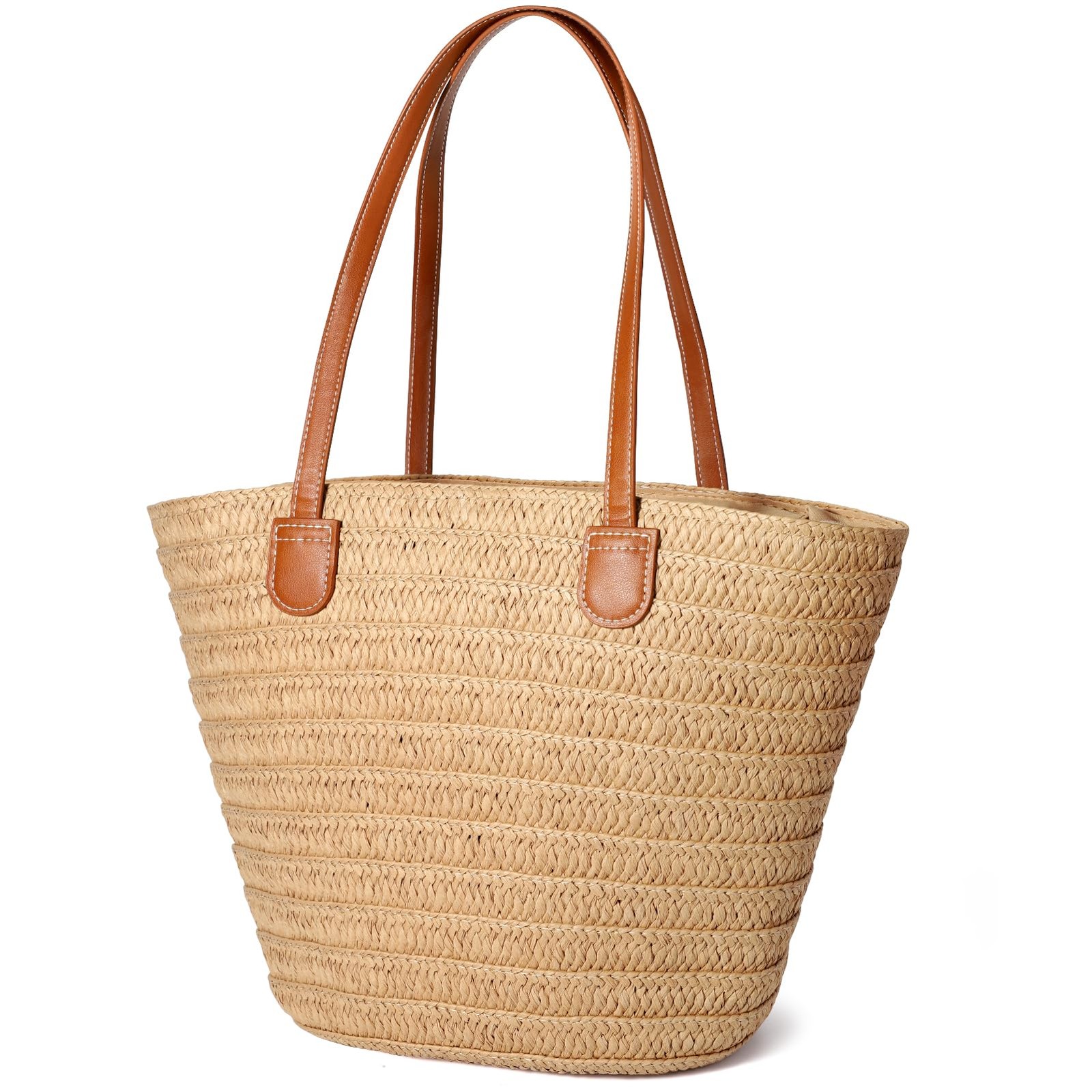 Straw Bag Womens Straw Beach Bag Vacation Purse for Summer