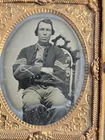 Civil War Tintype Photograph Union Army Soldier In Uniform