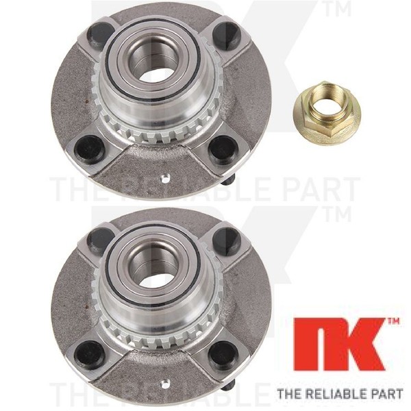 2X Radlagersatz Nk 763413 2 Radlager Satz Links Rechts Hinterachse Hinten-image